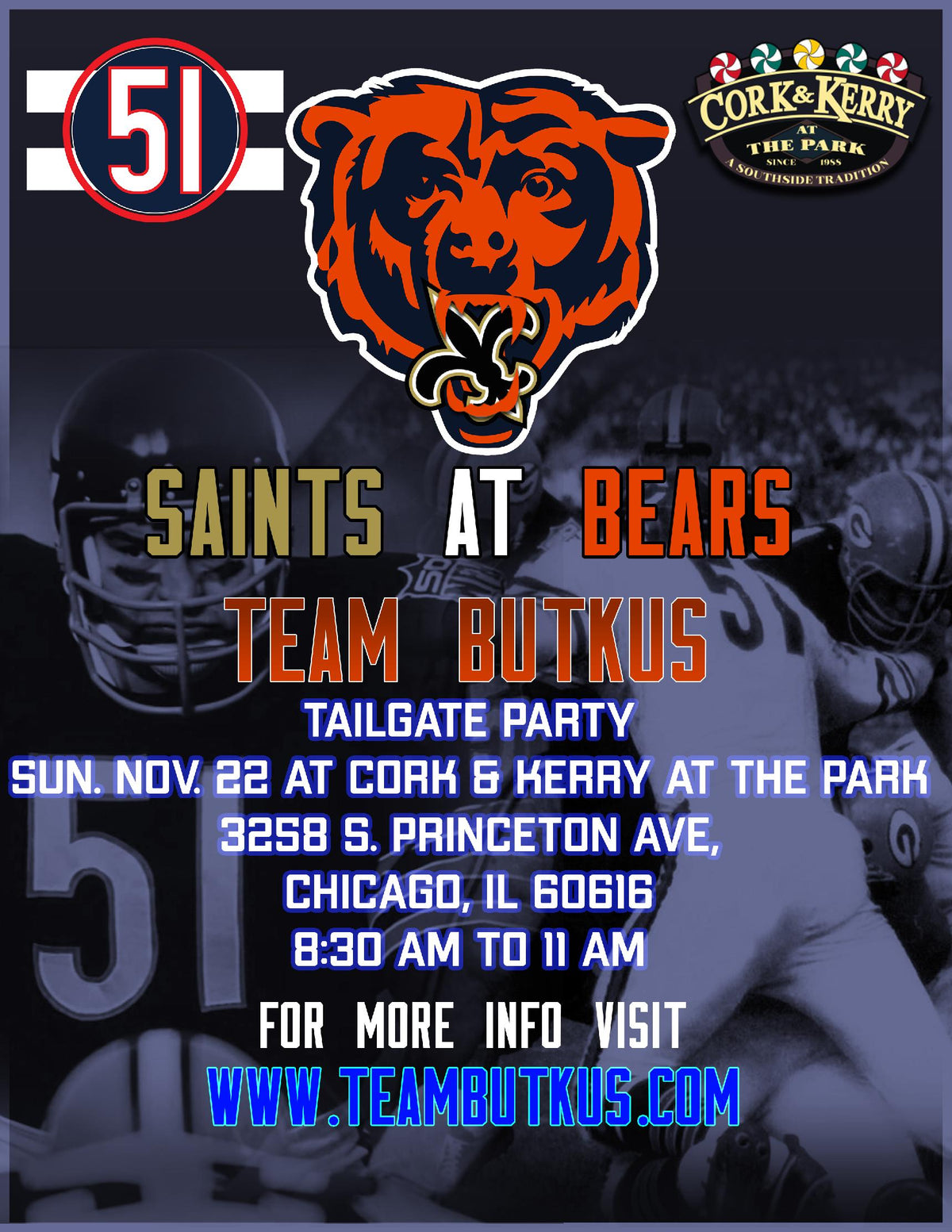 Saints @ Bears Nov 22nd