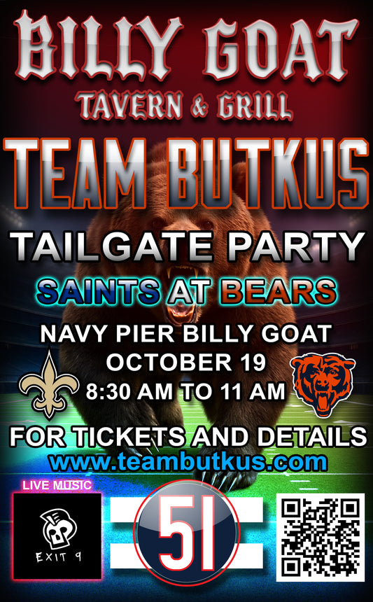 Saints @ Bears Oct 19th